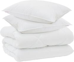 vidaXL Téli takaró párnával 3 pcs Fehér Mikroszál 3377833 (3377833)