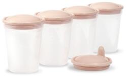 Babyono tejtároló pohár fedéllel 4db 1028/01 - neobaby