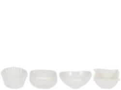 Excellent Houseware Tálaló készlet, 36 darab, porcelán, 36x26x6 cm, fehér (KO-798000060)