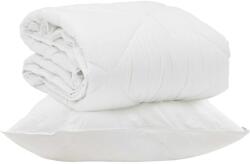 vidaXL Nyári Takarmány párnával 2 pcs Fehér Mikroszál 3376417 (3376417)