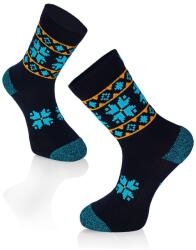 Try To Fly Active Lifestyle Socks ETHNO sötét kék pamut zokni, 35-38 EU, Többszínű (TF32-217-1)