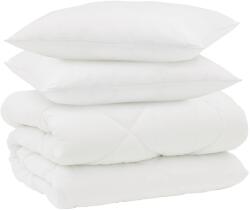 vidaXL Téli takaró párnával 3 pcs Fehér Mikroszál 3377774 (3377774)