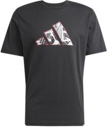 Adidas M Photo Logo Férfi Póló, KA9800, Fekete, S (KA9800-S)