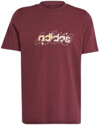 Adidas M Illust Lin IM8317 férfi póló, gránátvörös, S (IM8317-S)