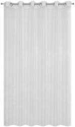 Eurofirany Emma fényes szállal átszőtt fényáteresztő függöny Fehér/ezüst 290x250 cm (HS386956)