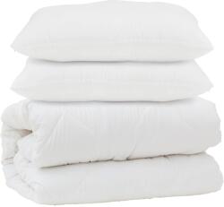 vidaXL Paplan párnával 3 pcs Fehér Mikroszálas 3378195 (3378195)