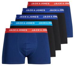 Jack & Jones Jack & Jones, Alacsony derekú boxerszett - 5 db, Kék/Fekete, L (12144536-SURF-THE-WEB-L)