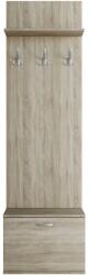 IRIM Smart előszoba bútor, fogas, 60x29.5x191 cm, Sonoma