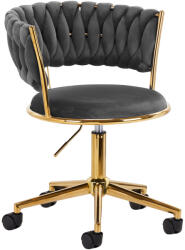  4Rico QS-GW01G forgószék bársony szürke