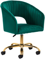  4Rico QS-OF212G bársony zöld forgószék