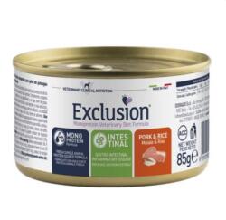 Exclusion Intestinal Pork & Rice konzerv macskák számára 85 g - pepita