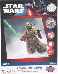 Craft Buddy Felicitare goblen cu diamante Craft Buddy - Yoda (CBCCK-SWS804)