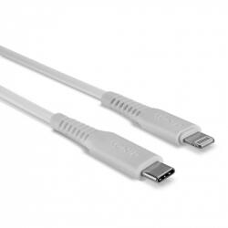 Lindy Cablu de date si incarcare Quick Charge USB type C la Lightning MFI 1m T-T Alb Lindy L31316 (L31316)