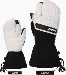 Lenz Mănuși de schi pentru femei Lenz Think About Lobster white/black