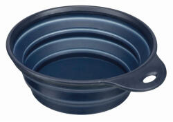 TRIXIE összecsukható szilikon tál utazáshoz tömör peremmel 0, 5l/14cm - origopet