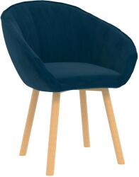 vidaXL Étkezőszék Kék 62 x 58 x 76 cm Bársony (289445)