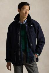 Ralph Lauren gyapjú dzseki - sötétkék XXL