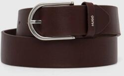 HUGO bőr öv - barna 95 - answear - 31 990 Ft