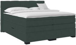 TEMPO KONDELA Boxspring ágy, 200x200, zöld, APRIL
