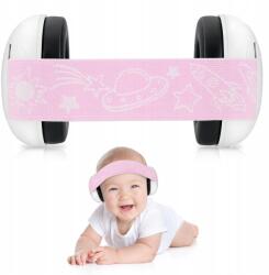  Hangszigetelő Védőfejhallgató Gyerekeknek 0+ és csecsemőknek (SA812-pink)