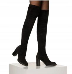 Buffalo Fekete Klasszikus Térdig Érő Csizma 39 T7G (12172618)