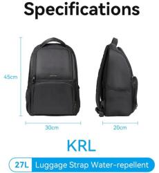 Vention KRL 27l BK waterproof Laptop Backpack 17" Black (KRLB0) (KRLB0)