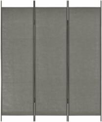 vidaXL Térelválasztók Szürke szövet (280249)