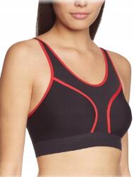 Triumph Triaction By Triumph Női Sportmelltartó Fekete Piros Szegélyekkel 75C J5D (10110014)