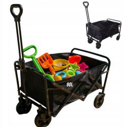 Allbe Kocsi Összecsukható Kerti Strand Szállító Nagy 90L Terepkerekek (A90TC72090)