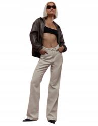 Missguided Egyenes Szárú Női Farmernadrág Bézs Magas Derekú 25 1EL