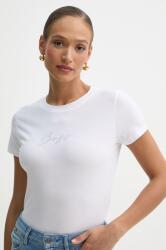 BOSS Orange pamut póló - fehér XL - answear - 27 990 Ft