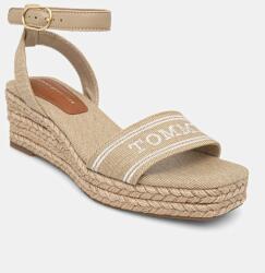 Tommy Hilfiger szandál TOMMY HILFIGER ESPAD MID WEDGE - bézs Női 39