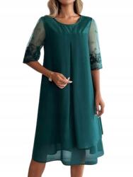 Emery Rose Shein Ruha Női Zöld, Bélelt Díszített Ujjakkal M 1JG