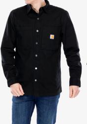 Carhartt Fleece Lined Snap Front Shirt Jac Ing - black - XL