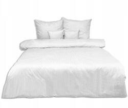 Matex Damaszt ágyneműhuzat szatén csíkos 160x200 fehér (TM0275_35)