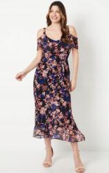 Wallis Többszínű Ruha Széles Fodros Vállpántokkal Wallis 40