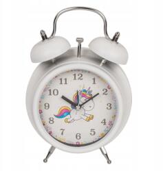 1X Ébresztőóra fehér álló óra Unicorn Unikornis aranyos (06,6626 out budzikj)