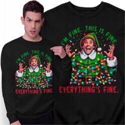 Freshtop Ünnepi pulóver, karácsonyi ajándék, karácsonyi film, Elf