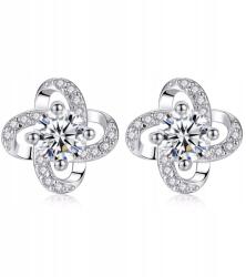 Kiárusítás Fülbevaló Virág Ezüst 925 Ezüst Strassz Ajándék Női