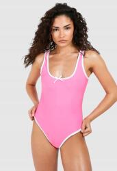 Boohoo Egyrészes Rózsaszín Fürdőruha Kontraszt Uzq B18__XS