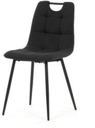  Fekete Szövet Étkezőszék DCL-V2017 BK2 (artDCL-V2017-BK2)