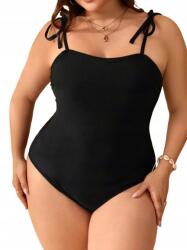 Shein Plusz Egyrészes Fürdőruha, Fekete, Size 48
