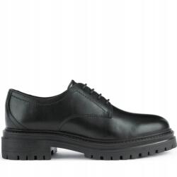 GEOX Iridea Női Bőr Félcipő Fekete Fűzött 40 T7D (D26HRM 00043 C9999)