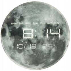  Falióra, Hold bolygó, szürke, 32 cm (KX3512_2)