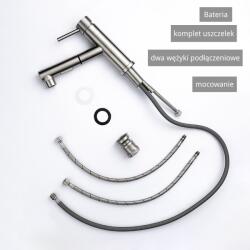  Konyhai csaptelep kihúzható kifolyócsővel hideg és meleg vízhez (HDF6132)