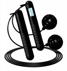 MEMFLOW Ugrálókötél Számlálóval Kétféle Módon Állítható Golyók Kijelző 280cm (SK-01 Czarna)