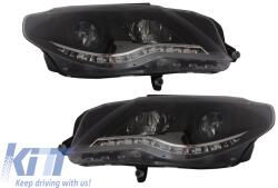 KITT Lightning DAYLINE Első lámpák VW Passat CC (2008-2012) drl optikai fekete (SWV38DGXB)
