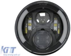 KITT LED motorkerékpár Első lámpa Honda CB250 CB400 CB500 CB1300 / Hornet 250 / Hornet 600 Hornet 900 / VTR250 VTEC400 modellekhez, 75W 7 colos IP67 H4 (HLU7INCHMOTO2)