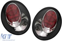 KITT EU Első lámpák VW Volkswagen Passat B7 (2010-2014) fénycső LED DRL fekete (LPVWI3)