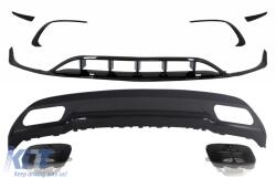 KITT Diffúzor Mercedes W176 15-18 modellekhez, kipufogóvég, splitterek, spoiler (CORDMBW176AMGBFBSPTS)